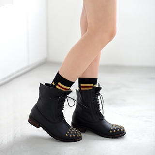 yeswalker Studded Lace-Up Boots