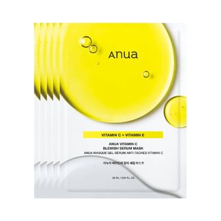 Anua - Combo de Mascarilla Facial Vitamin C Blemish Serum Mask Bundle Set