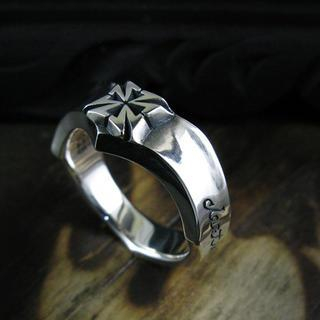 Sterlingworth Tinted Sterling Silver Cross Ring