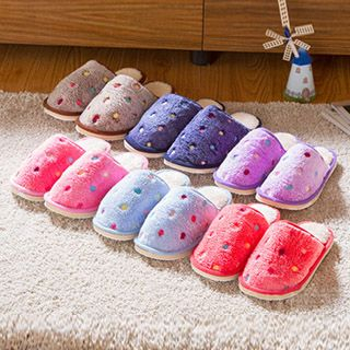 Home Simply Dotted Slippers