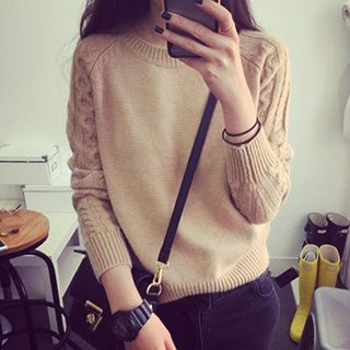 Fashion Street Cable Knit Sweater