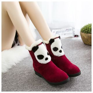 Honey Honey Panda Fleece Lined Short Boots