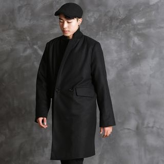 MODSLOOK Double-Breasted Wool Blend Coat