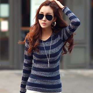 Coolvibe Long-Sleeve Stripe Top