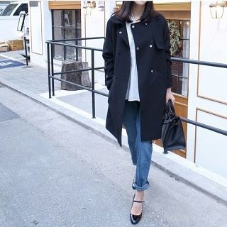 Jolly Club Double-Breasted Trench Coat