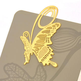 ioishop Butterfly Bookmark - Gold Gold - One Size