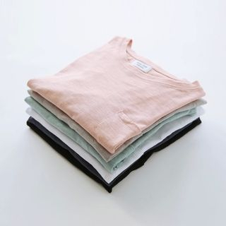 Bonbon Long-Sleeve Pocketed T-Shirt