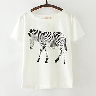 ninna nanna Zebra Print T-Shirt