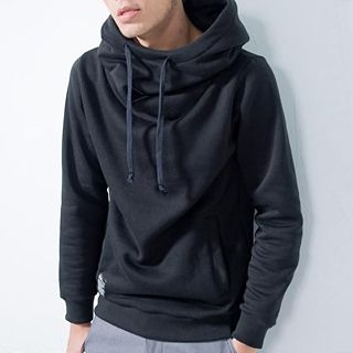 Free Shop Drawstring Hooded Pullover