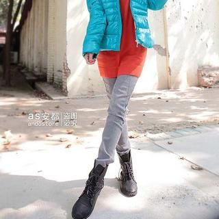 Side-Zip Skinny Jeans