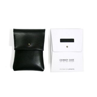 LIFE STORY Faux-Leather Key Case Black - One Size