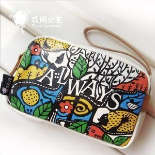 Flower Princess Printed Coin Purse MultiColor - One Size