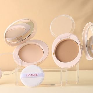 Ucanbe - Flawless Oil-Control Matte Powder Pact - 3 Shades 03# Natural - 10G