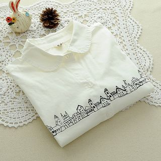 Storyland Long-Sleeve Printed Shirt