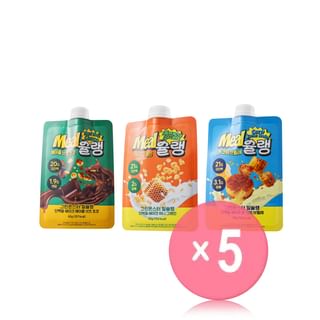 Meal Chelin Protein Shake - 3 Types 5pcs Bundle Set Honey Grain x 5 pcs