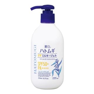 Kumano Cosme - Reihaku Hatomugi The Uv Milky Gel Spf 50+ Pa++++ 250Ml