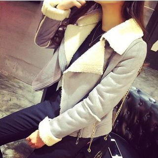 Octavia Fleece-lined Lapel Jacket