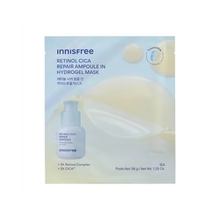 innisfree - Retinol Cica Repair Ampoule In Hydrogel Mask 36g x 1 sheet