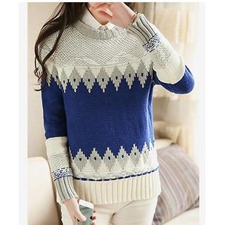 Soft Luxe Patterned Sweater