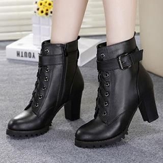 Monde Lace-Up Ankle Boots