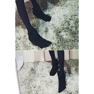 ATTYSTORY Genuine Suede High-Heel Ankle Boots