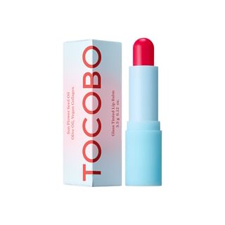 Tocobo - Glass Tinted Lip Balm - 7 Colors #011 Flush Cherry