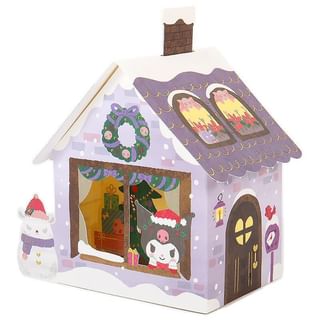 Sanrio Kuromi Christmas Card (House) One Size