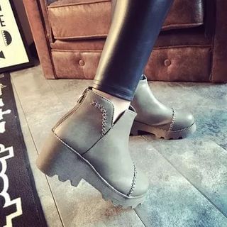 SouthBay Shoes Faux Leather Short Boots