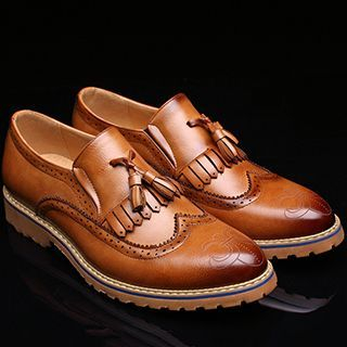 YAX Brogue Tassel Loafers