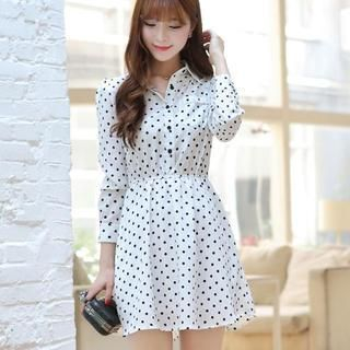 Flower Creek Polka-Dot Dress