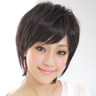 Clair Beauty Short Full Wig - Straight  Natural Black - One Size