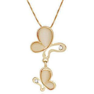Best Jewellery Rhinestone Butterfly Necklace