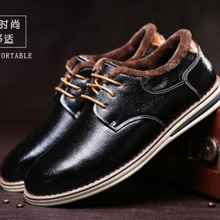 surom Genuine-Leather Fleece-Lined Oxfords