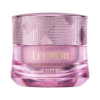 Kose - Lecheri Wrinkle Repair Night Cream 40g Refill