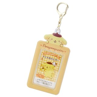 Sanrio - PVC Photo Card Holder Keyring (Pompompurin) 7.4 x 0.3 x 14.4cm