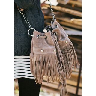 GOROKE Fringed Cross Bag