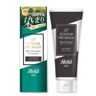 Tenstar - Hena Color Premium Hair Color Treatment Ash Black 200G