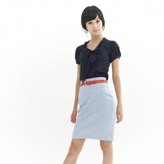 Bow Tie Puff Sleeve Blouse
