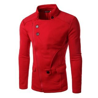 Bay Go Mall Stand Collar Zip Jacket