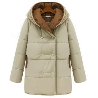 Flobo Paneled Hooded Padded Jacket