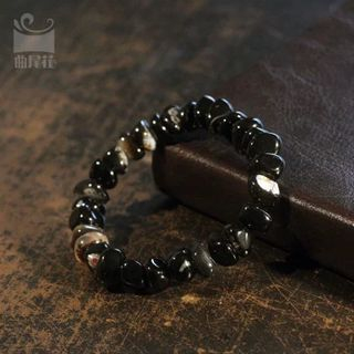 Zeno Black Agate Bracelet