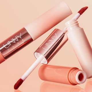 Rose Tram Series Dual-Effect Touch Lip Mud - 5 Types M03# Sunset Park (1.8ml x 2)