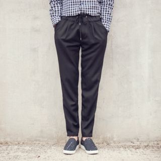 ABOKI Drawstring-Waist Slim-Fit Pants