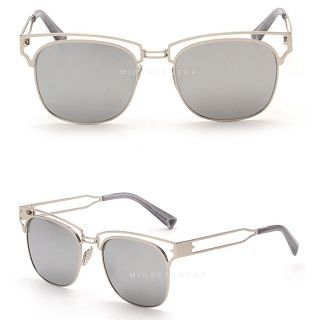 Biu Style Cutout-Frame Sunglasses