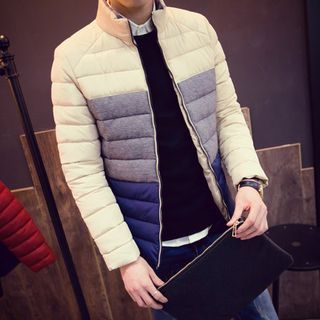 maxhomme Colour Block Padded Coat