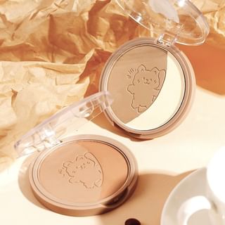Xixi - Color Correcting Concealer Palette - 2 Colors #4 - 6.8G
