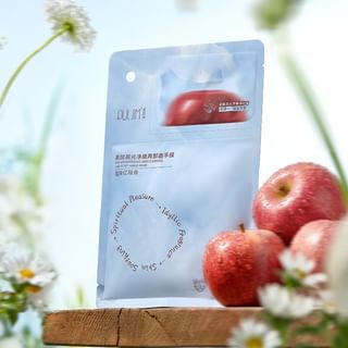 PULJIM - AHA Brightening and Cleaning Two-Step Hand Mask Frost Deposited Red Glaze - 1pc (36g+3g)