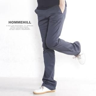 Boot-Cut Cotton Pants