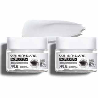 APLB - Snail Mucin Ginseng Facial Cream Set 2 pcs