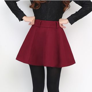 LITI Woolen A Line Skirt